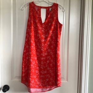 OLD NAVY summer dress orange/white Small